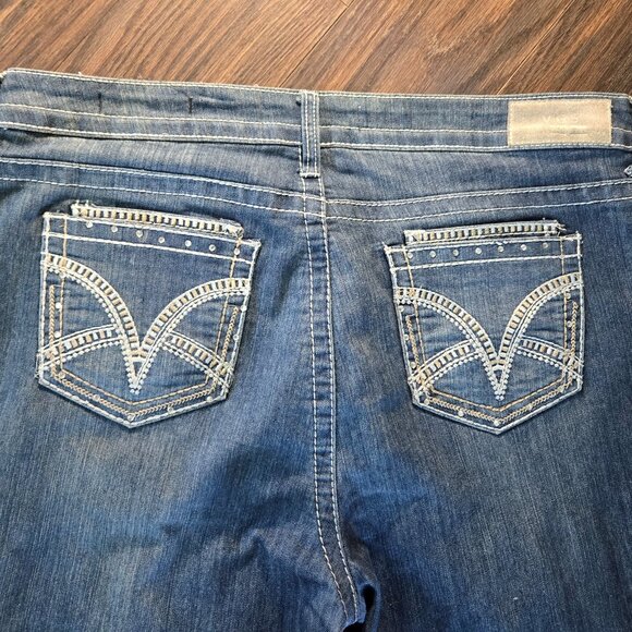 VGS Medium Wash Blue Denim Skinny Jeans SIZE 12 - Picture 2 of 7